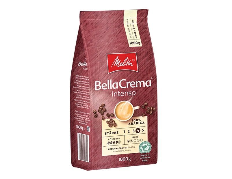 Melitta BellaCrema Intenso kahvipavut - 1000 g.