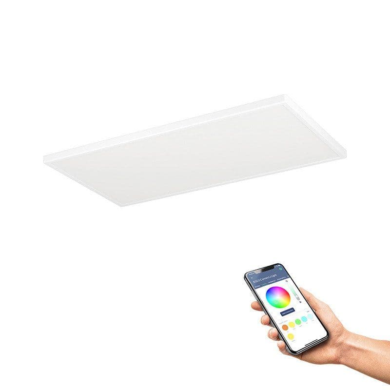 EGLO ROVITO-Z KATTO 570X300 RGB/CCT 21W 3000LM IP44 VALKOINEN