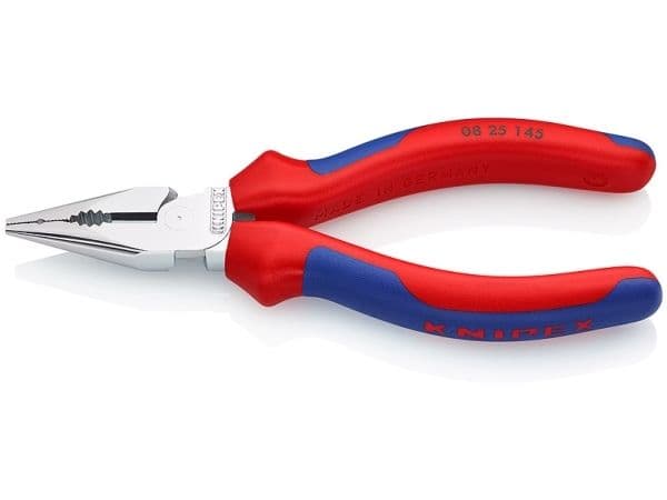 Knipex 08 25 145, Kärkipihdit, Terästä, Muovi, Sininen, Punainen, 145 mm, 145 g