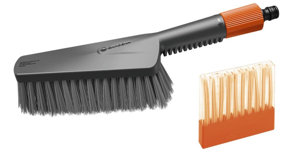 Gardena Cleansystem -pesusarja ja pehmeä käsiharja M
