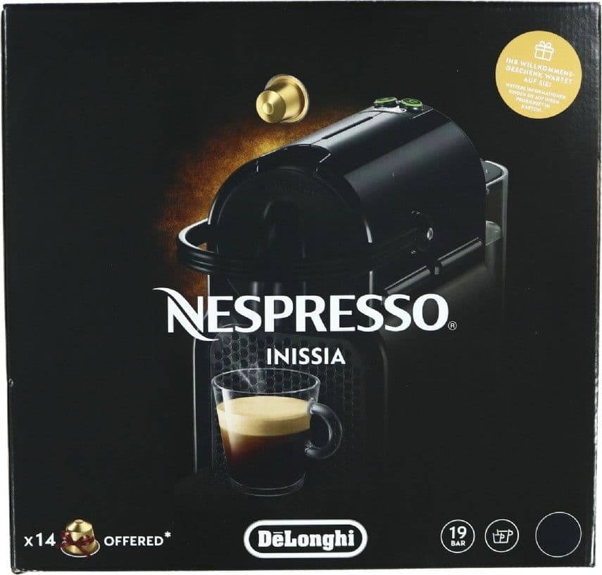 De’Longhi EN 80.B, Kahvikapselikone, 0,8 L, Kahvikapseli, 1260 W, Musta