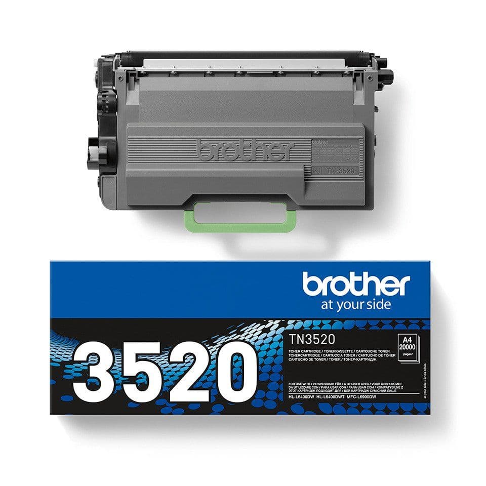 Brother TN-3520, 20000 sivua, Musta, 1 kpl