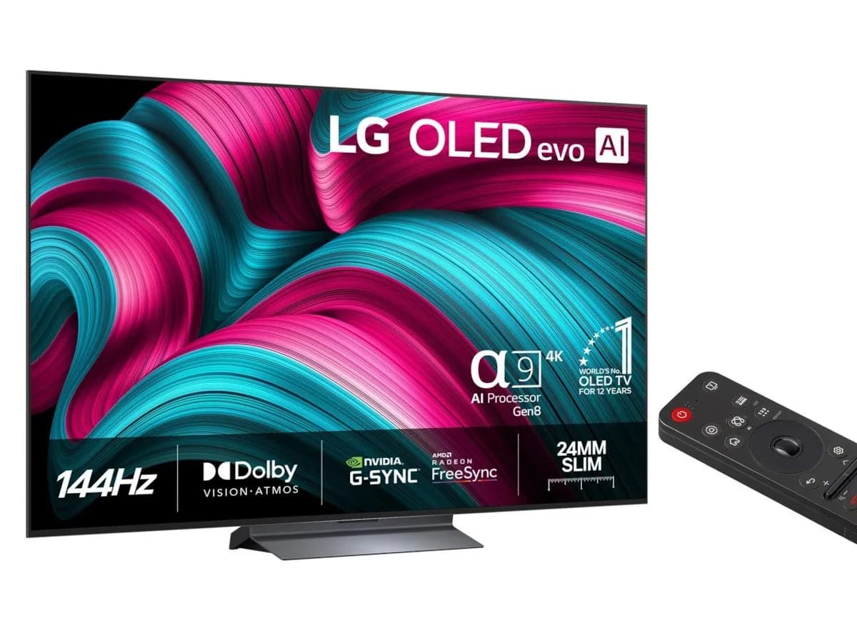 LG OLED evo AI OLED77C54LA, 195,6 cm (77), 3840 x 2160 pikseliä, OLED evo, Älytelevisio, Wi-Fi, musta