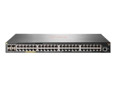 HPE Aruba 2930F 48G PoE+ 4SFP+ - Kytkin - L3 - Hallittu - 48 x 10/100/1000 (PoE+) + 4 x 1 Gigabit / 10 Gigabit SFP+ (uplink) - telineeseen asennettava - PoE+ (370 W)