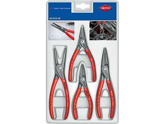 Knipex 4003773050100, Lukkorengaspihdit, Punainen, 685 g