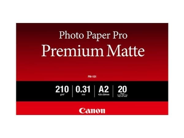 Canon 8657B017, Matta, 210 g/m², A2, Valkoinen, 20 arkkia