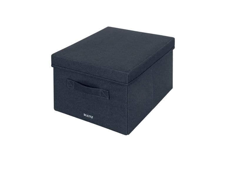 Leitz 61450089 Kansioiden säilytyslaatikko pahvi - kangas harmaa (61450089)