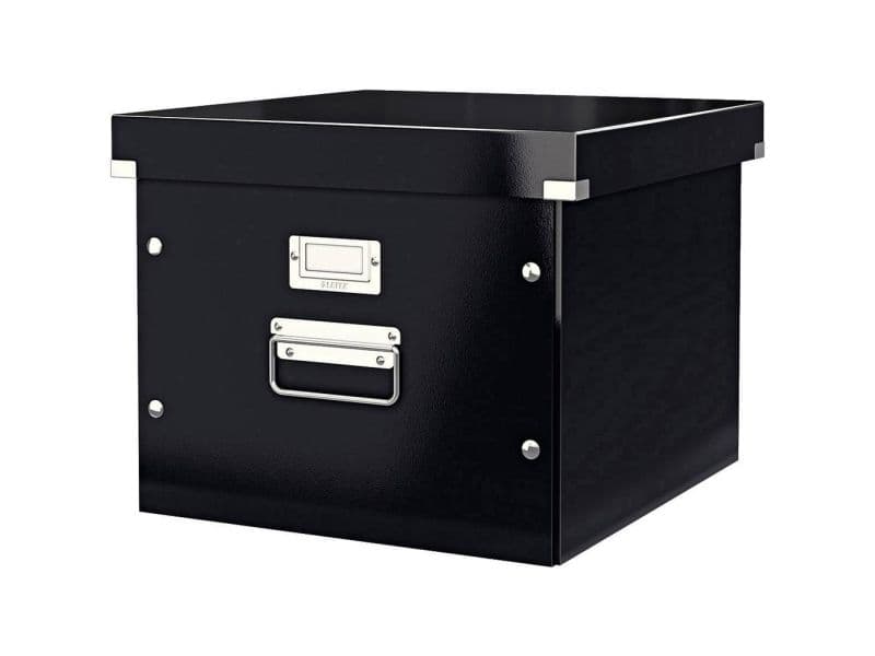 Leitz Click & Store WOW riippukansiolaatikko, 86 % kierrätyskartonki, Musta, Kartonki, 357 mm, 285 mm, 367 mm, 1,21 kg