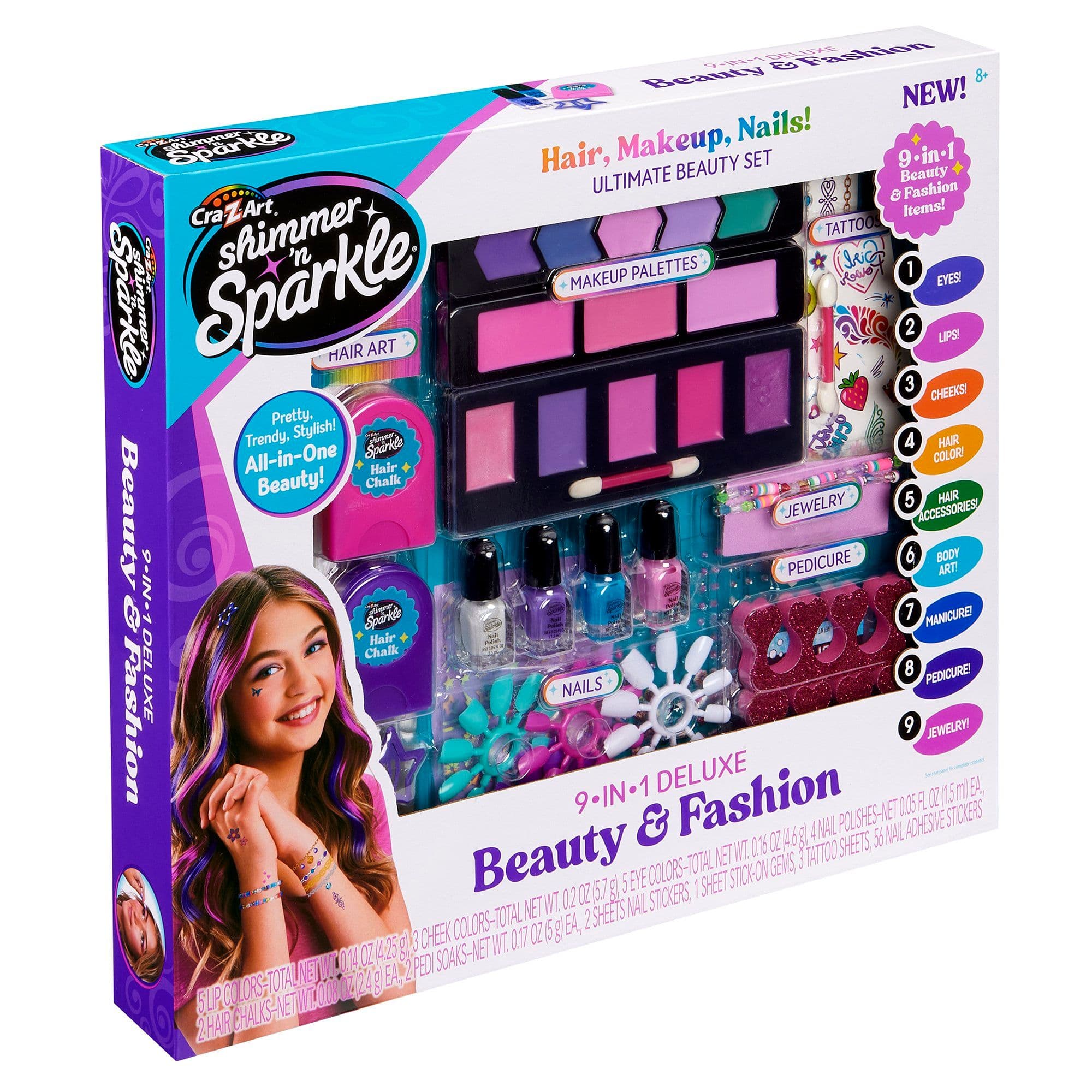 Character Options Shimmer N Sparkle 9-i-1 Deluxe Beauty & Fashion