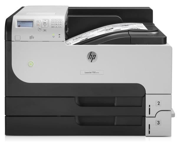 HP LaserJet Enterprise 700 M712dn -tulostin, Mustavalkoinen, Tulostin varten Yritys, Tulostus, USB-tulostus etulevyn kautta Kaksipuolinen tulostus, Laser, 1200 x 1200 DPI, A3, 41 ppm, Kaksipuolinen tulostus, Verkkovalmius