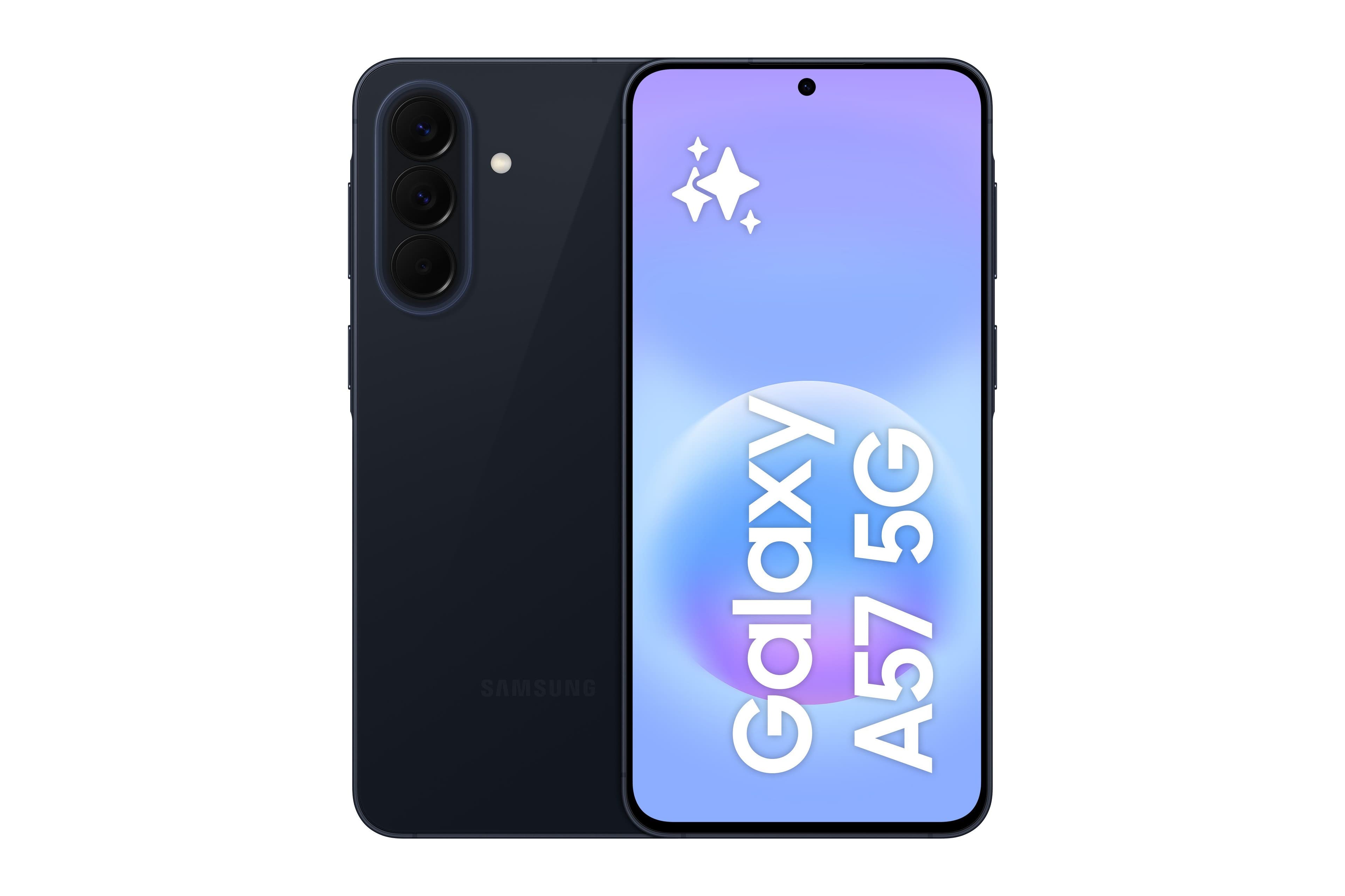 Samsung Galaxy A57 5G, 17 cm (6.7), 1080 x 2340 pikseliä, 8 GB, 256 GB, 50 MP, Laivasto
