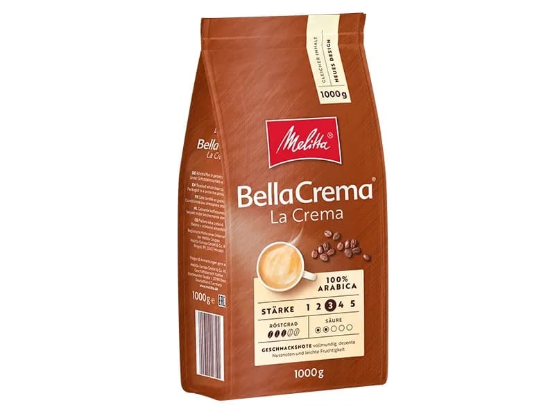 Melitta BellaCrema La Crema kahvipavut - 1000 g.