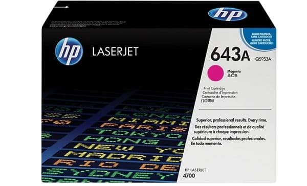 HP 643A, 10000 sivua, Magenta, 1 kpl
