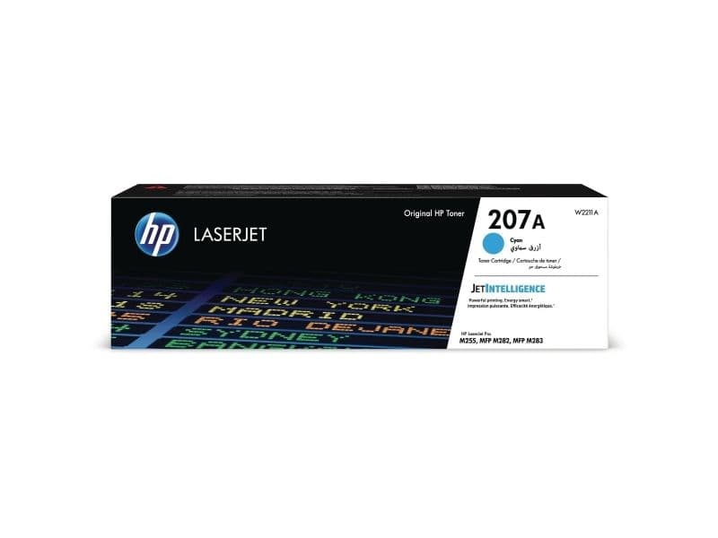 HP 207A alkuperäinen syaani LaserJet -värikasetti, 1250 sivua, Syaani, 1 kpl