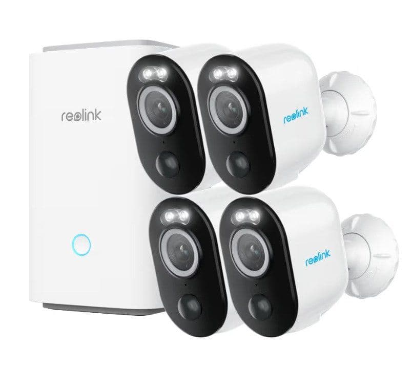 Reolink Home Hub + 4x Argus 3 Pro 2K | 4MP | Battery Camera