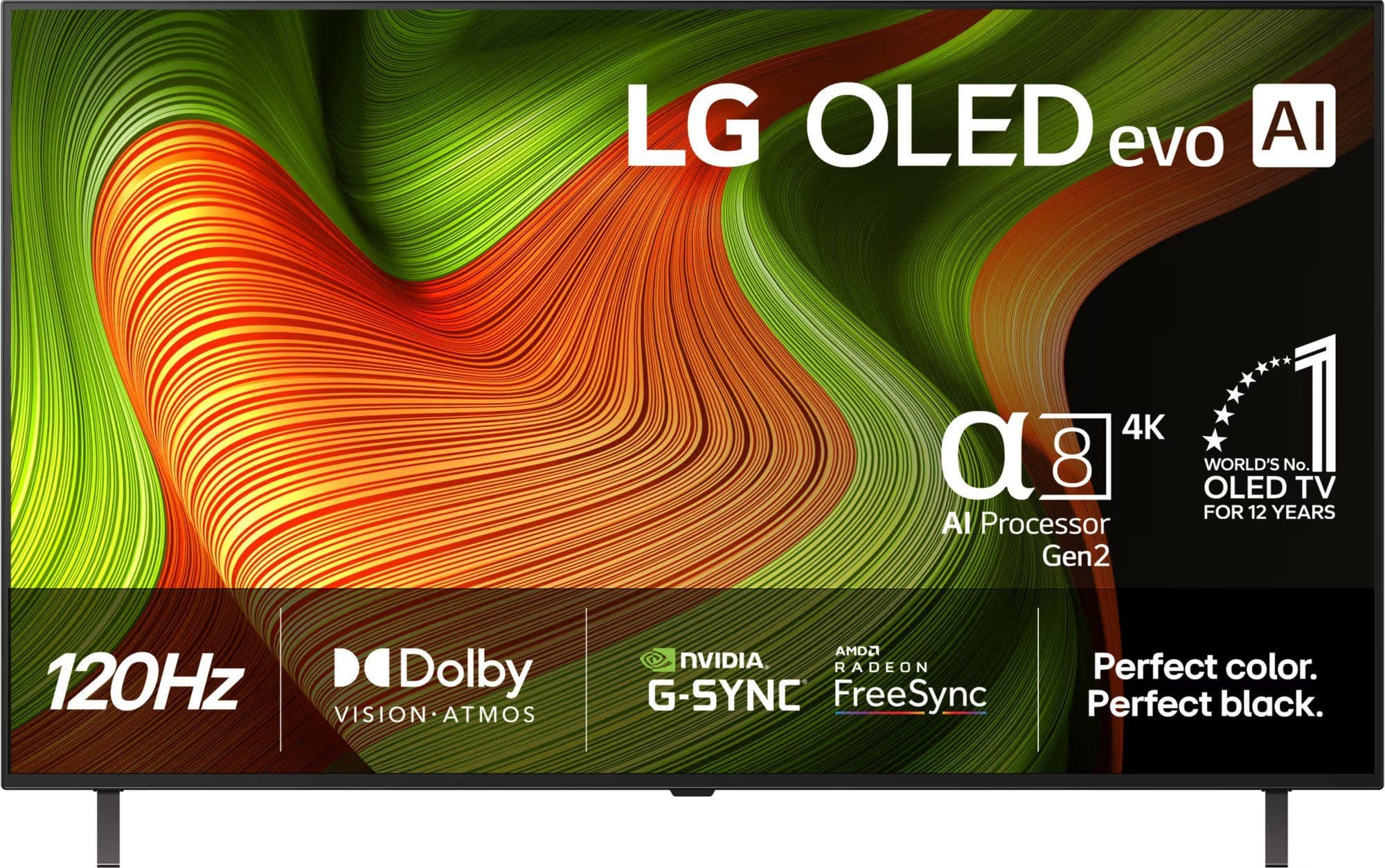 LG OLED AI OLED48B56L, 121,9 cm (48), 3840 x 2160 pikseliä, OLED, Älytelevisio, Wi-Fi, musta