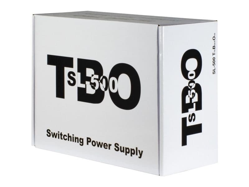 Inter-Tech SL-500 TBO, 500 W, 230 V, 50 - 60 Hz, 3 A, Passiivinen, 120 W