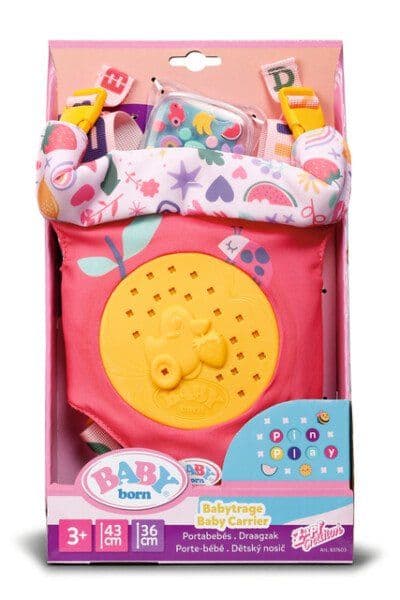 BABY born Baby Carrier Pinplay, Nuken kantoreppu, 3 vuosi/vuosia