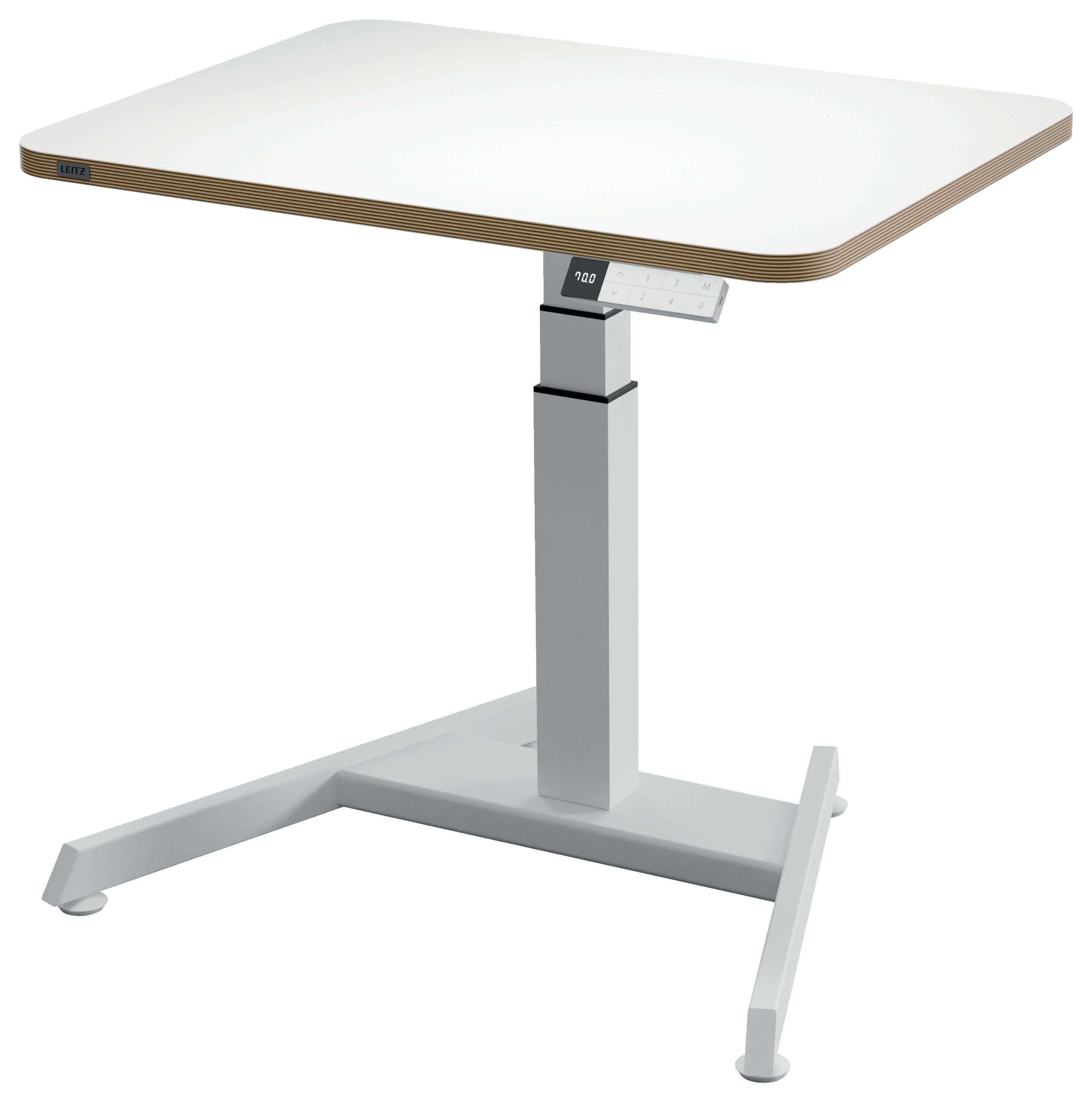Leitz Ergo sähköpöytä, pieni, Tummanharmaa, 80 kg, 65 - 130 mm, Suorakaiteen muotoinen, 600 mm, 800 mm