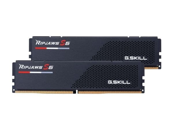 G.Skill Ripjaws S5 - DDR5 - sarja - 32 Gt: 2 x 16 Gt - DIMM 288-PIN - 5600 MHz / PC5-44800 - CL36 - 1,2 V - puskuroimaton - ei-ECC - matta musta