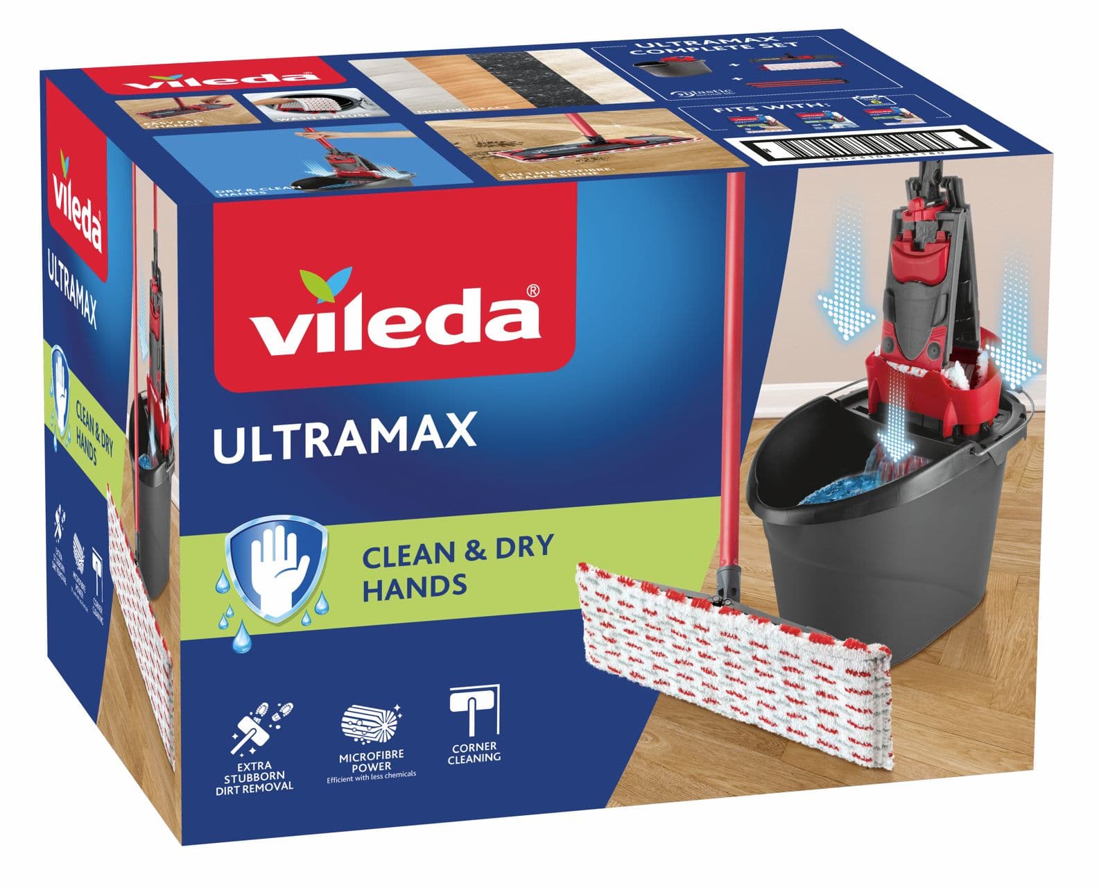 Vileda Ultramax Box, täydellinen moppi ja ämpäri