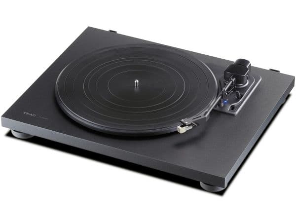 TEAC TN-180BT-A3, Hihnakäyttöinen levysoitin, Puoliautomaattinen, Musta, MDF-levy, Muovi, 33 1/3,45,78 RPM