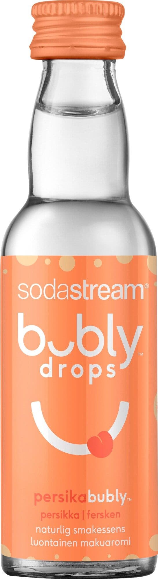 SodaStream Bubly Drops, 40 ml, Persikka