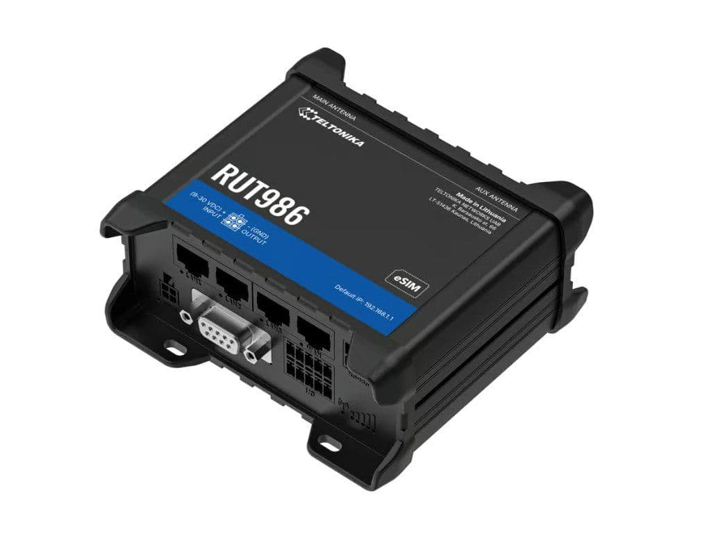 Teltonika RUT986 - Industrial Global LTE Cat 4 Router