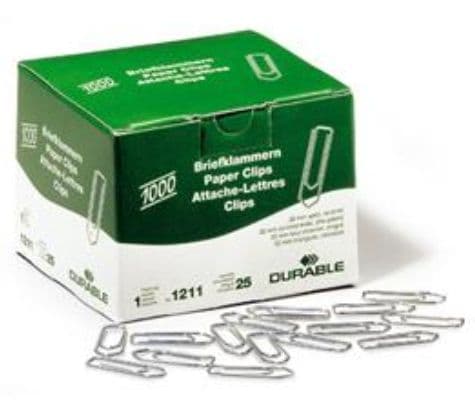 Durable 121125, Metalli, Metallinen, 32 mm, 1000 kpl