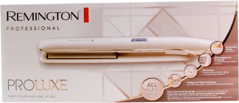 Remington S9100, Suoristusrauta, Lämmin, Kuivat hiukset, 150 °C, 230 °C, PTC-keraaminen lämmitin