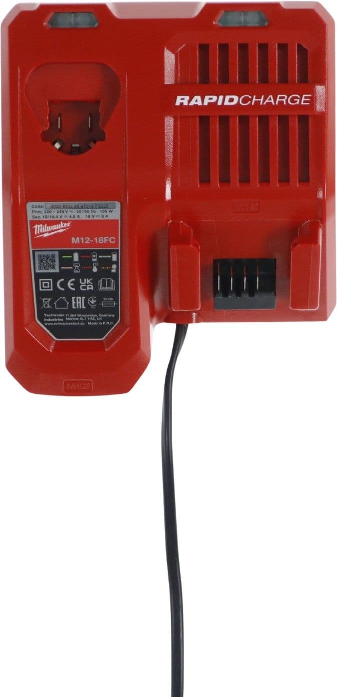 Milwaukee M12-18 FC - Akkulatauslaite - 155 Watt (M12, M18) - Milwaukee M12, M12 BDD-202C:lle