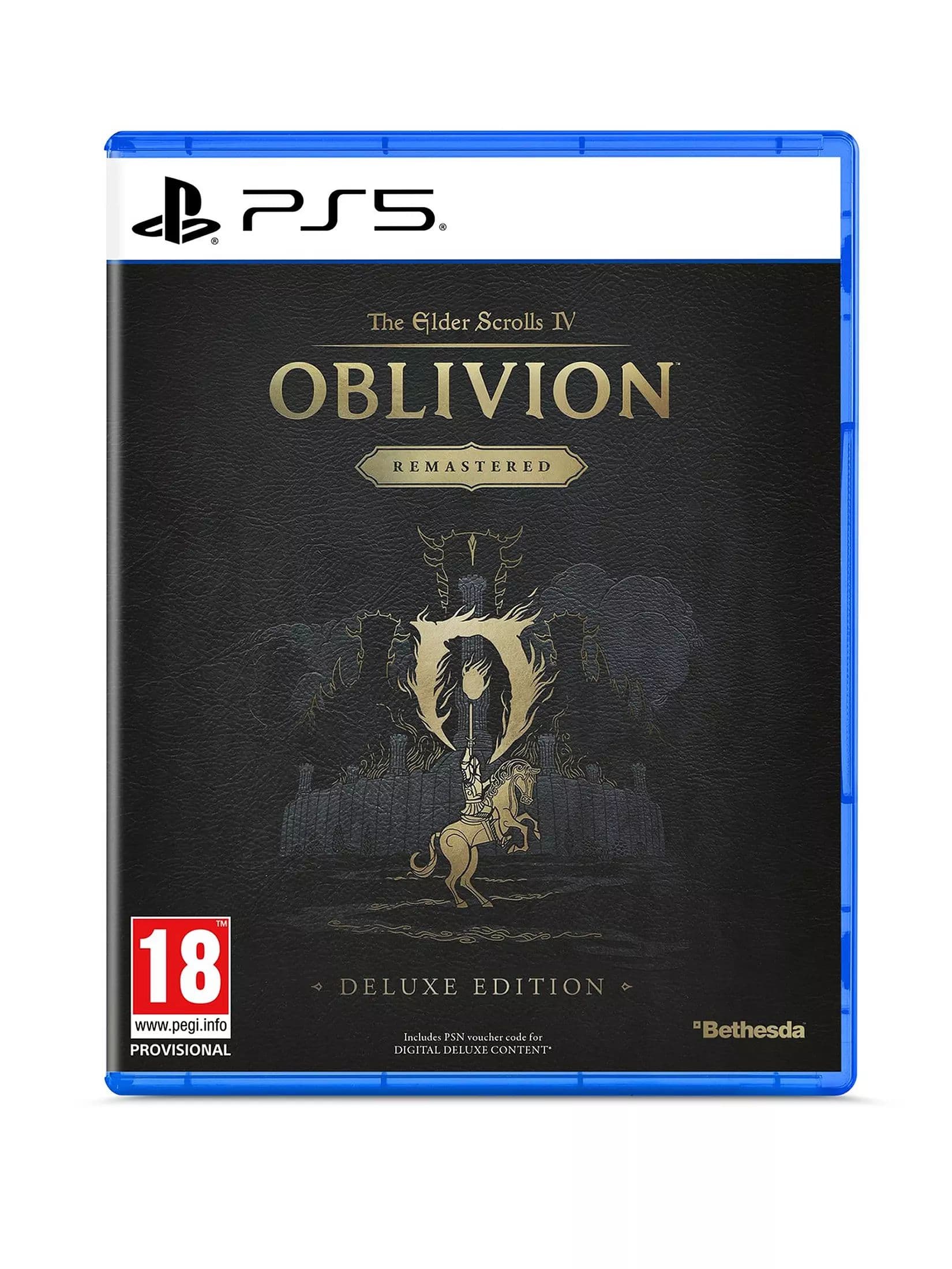 Bethesda The Elder Scrolls IV: Oblivion Remastered Deluxe Edition, PS5, PlayStation 5, M (Mature), Fyysinen media