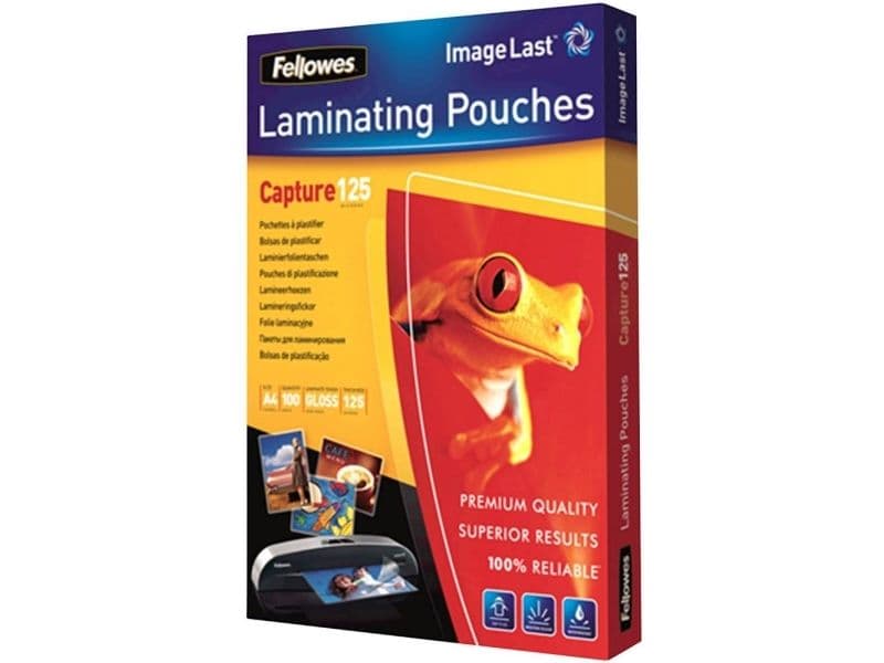 Laminointitaskut Fellowes A4 125 micron kiiltävä - (100 kpl)