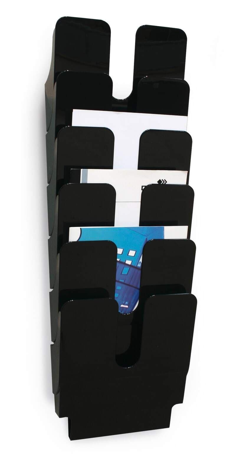 DURABLE FLEXIPLUS - Litteraturholder - vægmonterbar - 6 rommia - A4 - lajitteluun