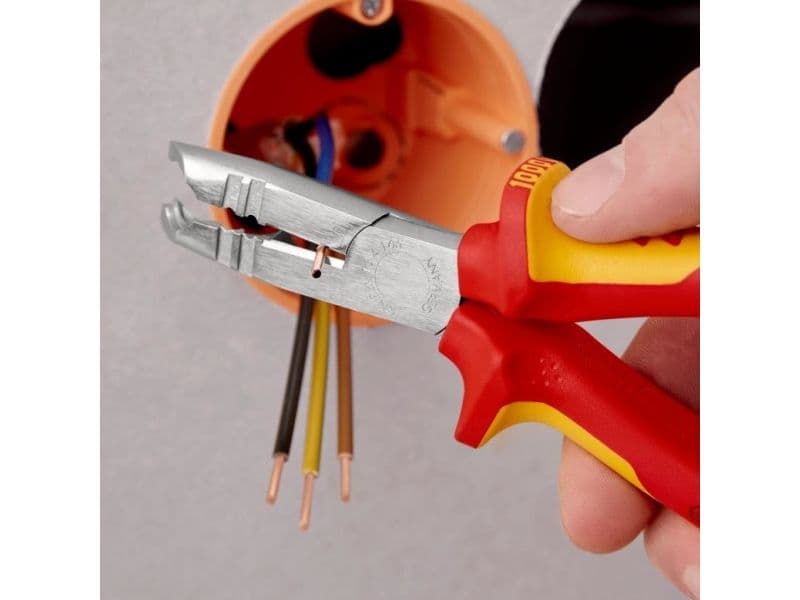 Knipex 13 46 165, Suojaava eristys, 190 g, Punainen, Keltainen