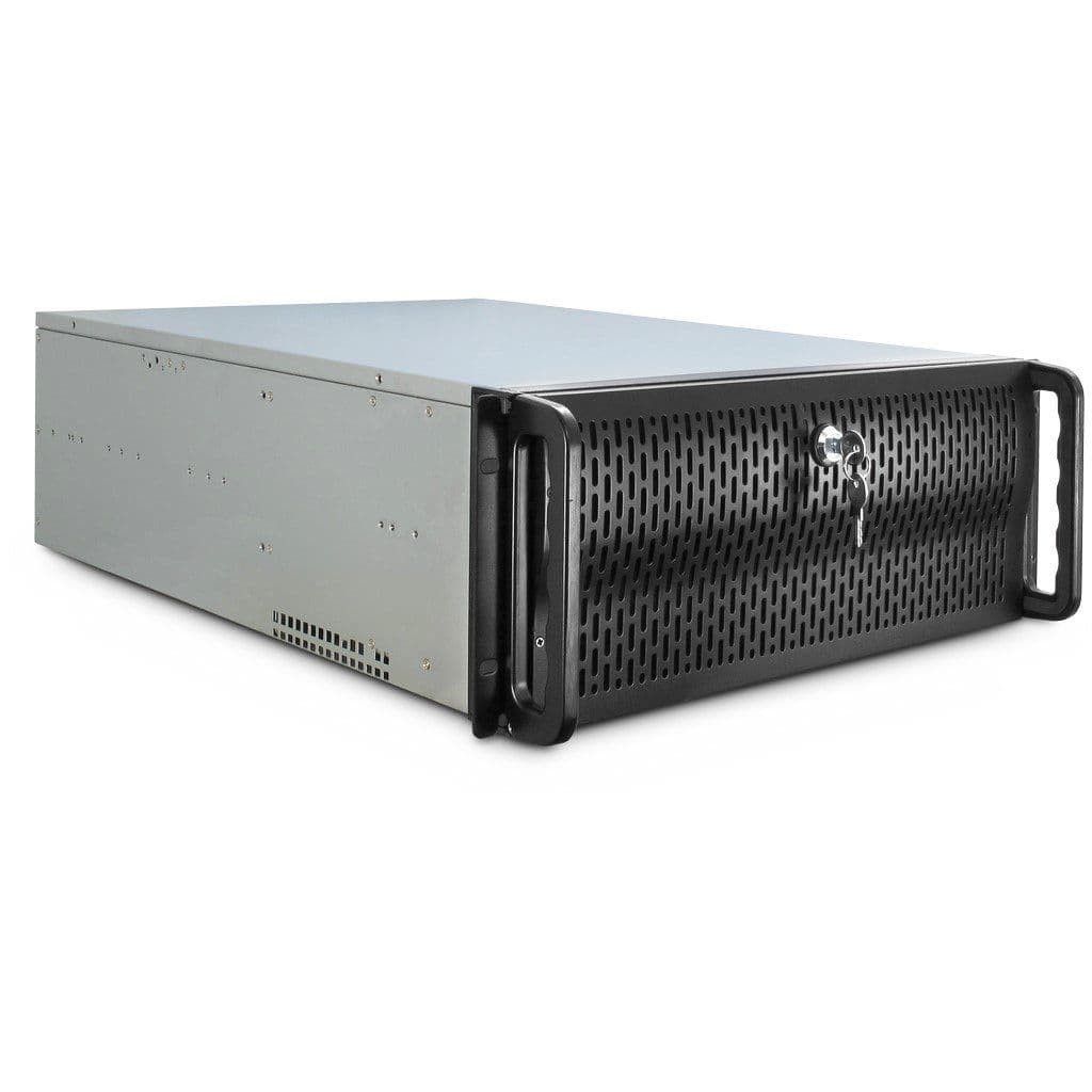 Inter-Tech IPC 4U-4129L, Teline, Palvelin, Metallinen, Hopea, ATX, EATX, mikro ATX, Terästä, 4U