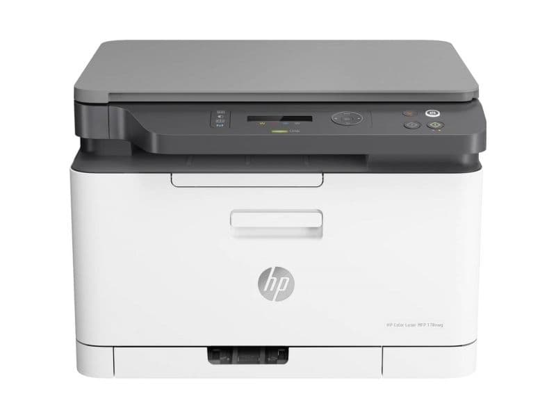 HP Color Laser MFP 178nw - Monitoimitulostin - väri - laser - A4 (210 x 297 mm) (originaali) - A4/Letter (tulostusmateriaali) - enintään 18 spm (kopiointi) - enintään 18 spm (tulostus) - 150 arkkia - USB 2.0, LAN, Wi-Fi(n)