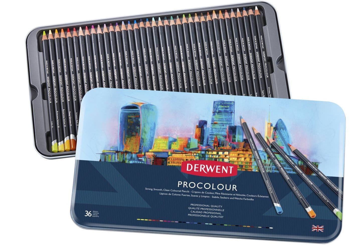Derwent Procolour pencil - 36stk tin