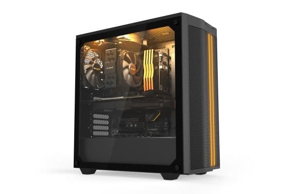 be quiet! Pure Base 500DX, Midi Tower, PC, Musta, ATX, mikro ATX, Mini-ATX, Akryylinitriilibutadieenistyreeni (ABS), Terästä, Karkaistu lasi, Sininen, Vihreä, Punainen