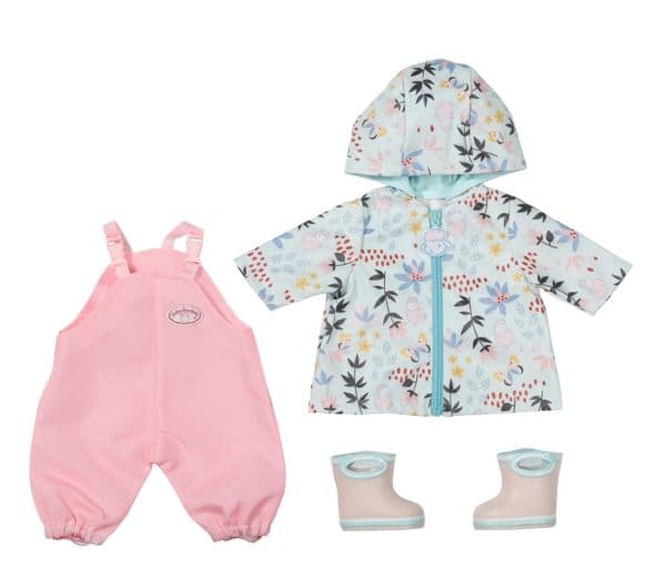 Baby Annabell Deluxe Rain Set, Nuken vaatesetti, 3 vuosi/vuosia, 400 g