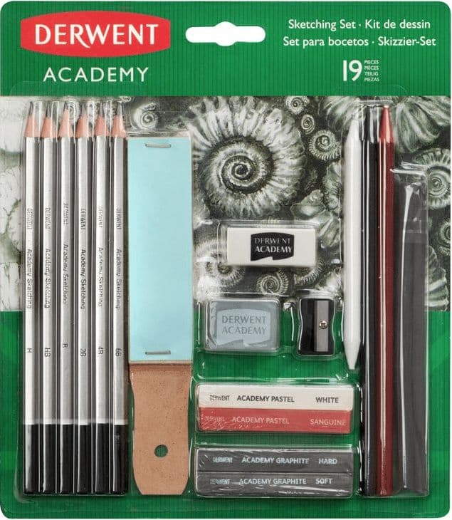 Derwent Academy Luonnostelusetti Piirustussetti 14 kpl (605061) (605061)