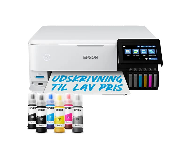 Epson EcoTank ET-8500, Mustesuihku, Väritulostus, 5760 x 1440 DPI, A4, Suoratulostus, Valkoinen