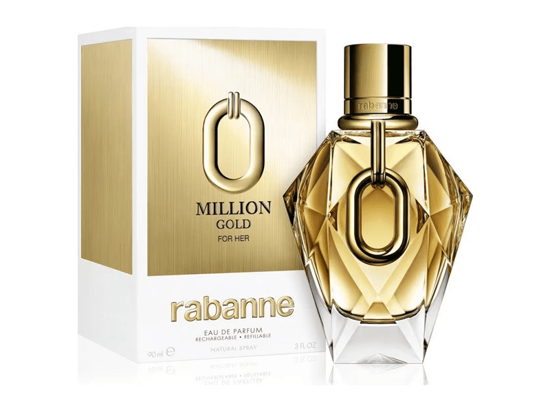 Rabanne Million Gold For Her Eau De Parfum Refillable 90 ml (woman)
