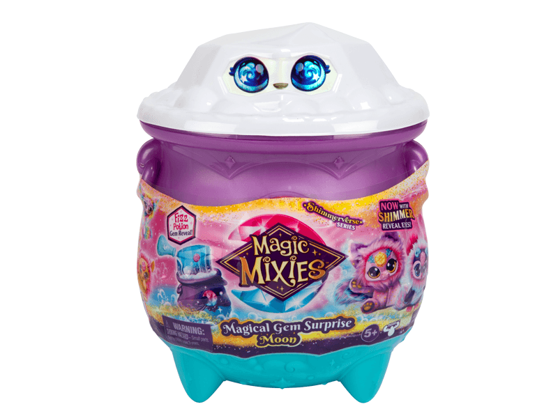 Moose Toys Magic Mixies - S4 Magical Gem Surprise Magic Cauldron Moon, Toy Figure Assorted Item
