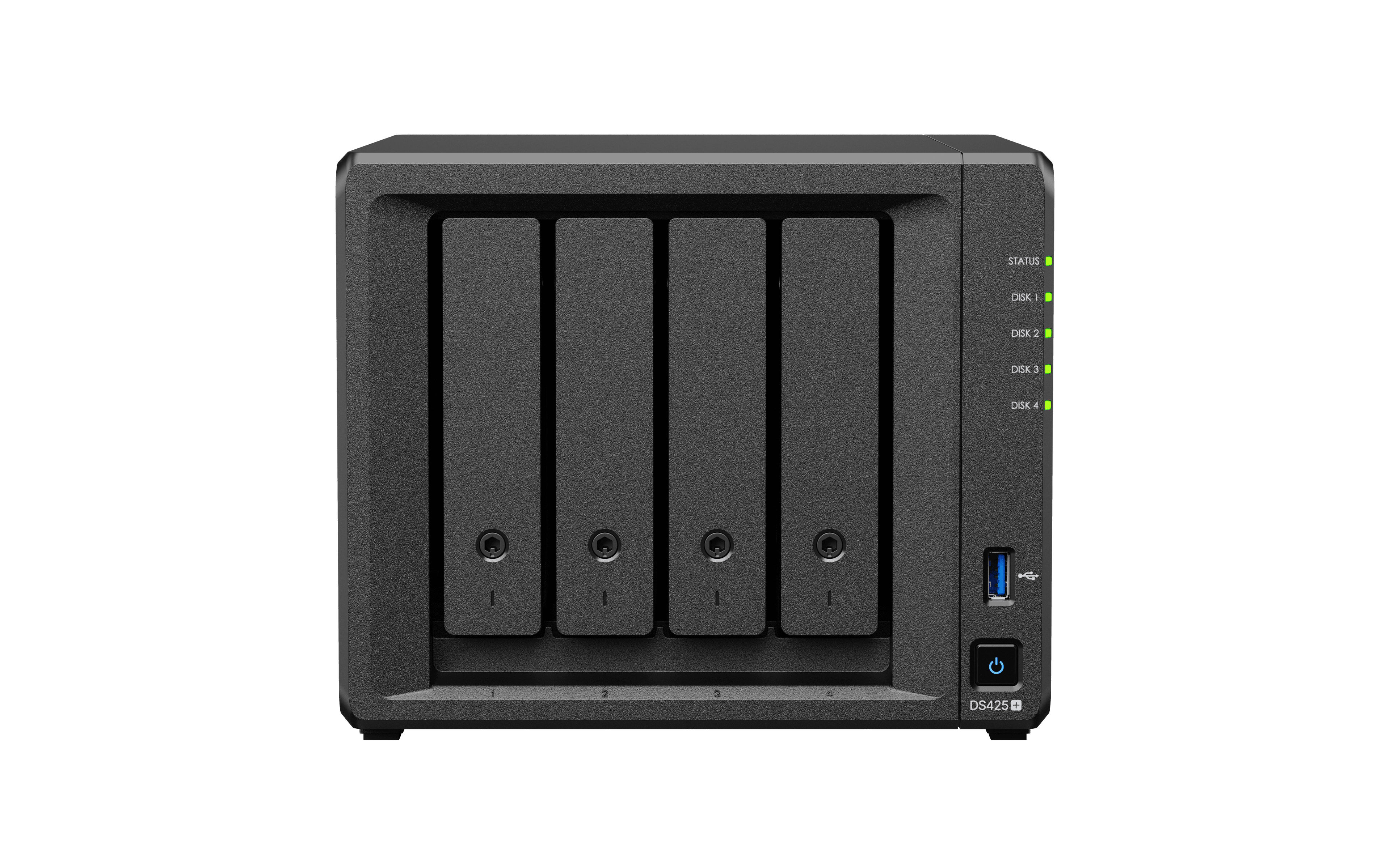NAS DS425+ 4x0HDD J4125 2GB DDR4 1x1GbE 1x2.5GbE 3Y