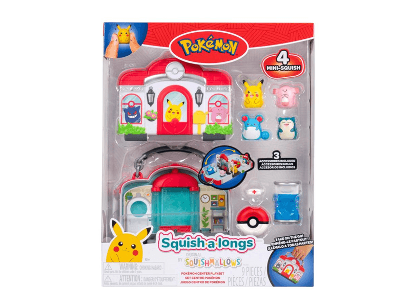 Dickie SQUISHALONGS Pokémon Center lekesæt