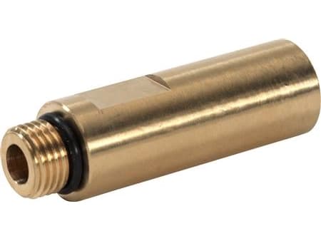 VIEGA Punainen messinkinen tyhjennysventtiilin jatke 1/4 x50 mm easytop-venttiiliin
