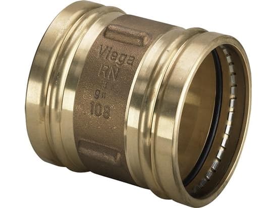 Sanpress XL -muffe 76,1 mm rødgods (rødgods)