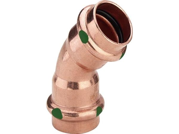 Viega Profipressin taivutus 45° 28 kupari/kirkas, 292362