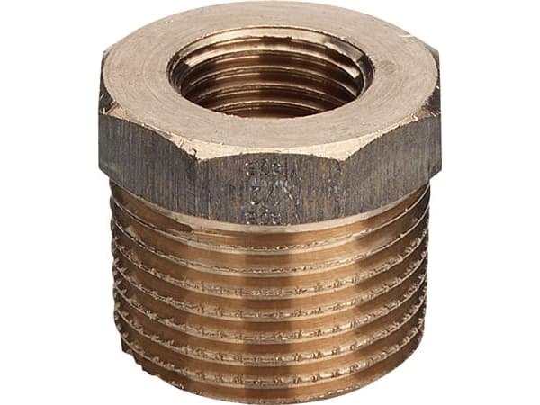 Viega nippelmuffe 112 x 34 rødgods